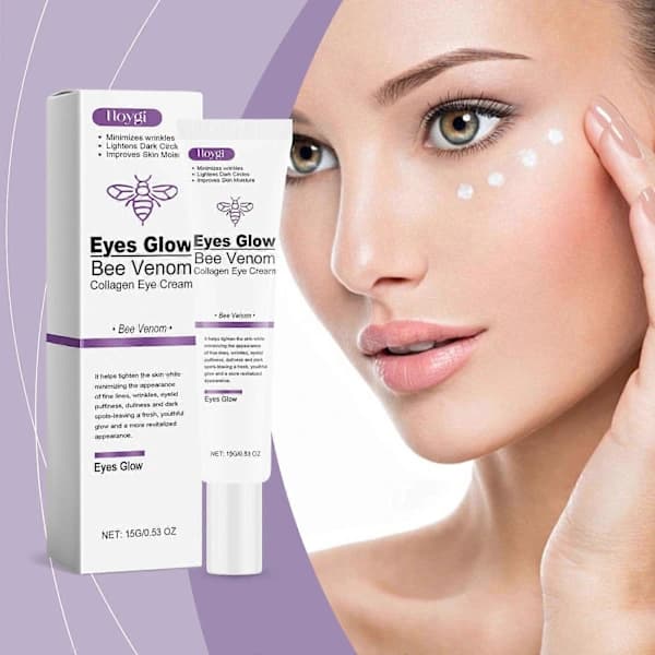 Collagen Eye Cream, Effectively Improves Dark Circles and Under-Eye Bags, Moisturizes and Fights Aging (2-Pack)