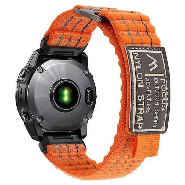 Kompatibel med Garmin Fenix 8 47mm / Fenix E 47mm Magic Tape Nylonrem Universal 22mm Urrem