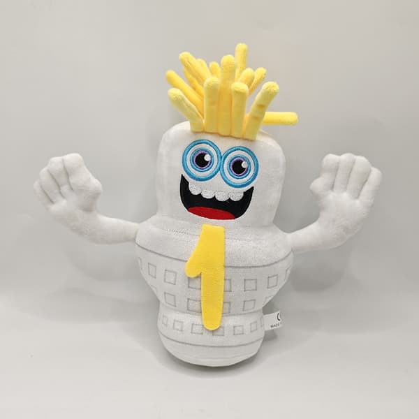 Stjæl en Brainrot Roblox Pixel | 20-49cm Blød Dukke | Sjov, Samlerobjekt Brainrot Karakter Plys til