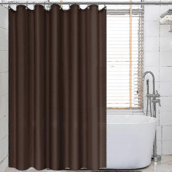 Waterproof Shower Curtain, Decorative Bathroom Curtain with 12 Hooks