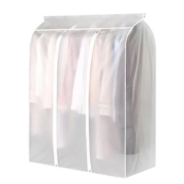 Transparent Hanging Garment Storage Bags - Dustproof Waterproof Clothes Cover (Multiple Sizes) 50 x 100 x 120cm