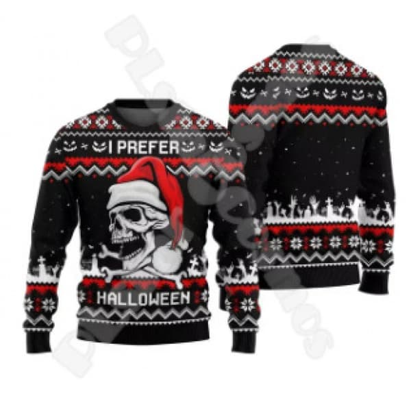 Juletrøje til mænd, 3D digitaltrykt rundhalset sweatshirt, efterårs-/vintertøj - EL1884 - Størrelse S S