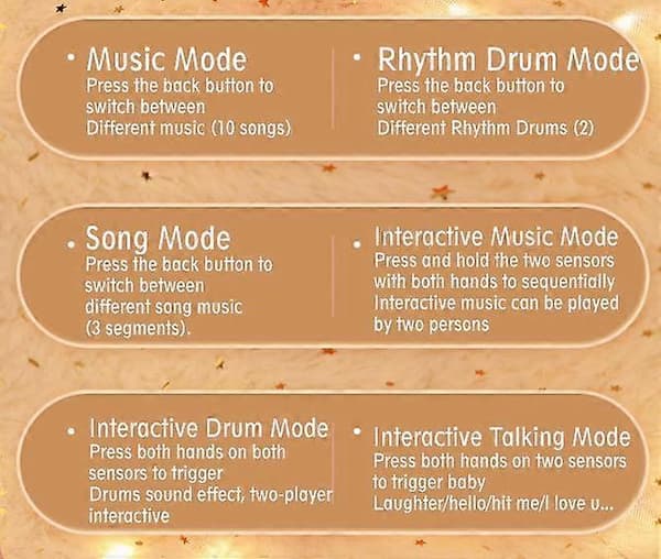 Bananfruktsensor Beat Piano Foreldre-barn Interaktive Dukke Plysjleker Bananer