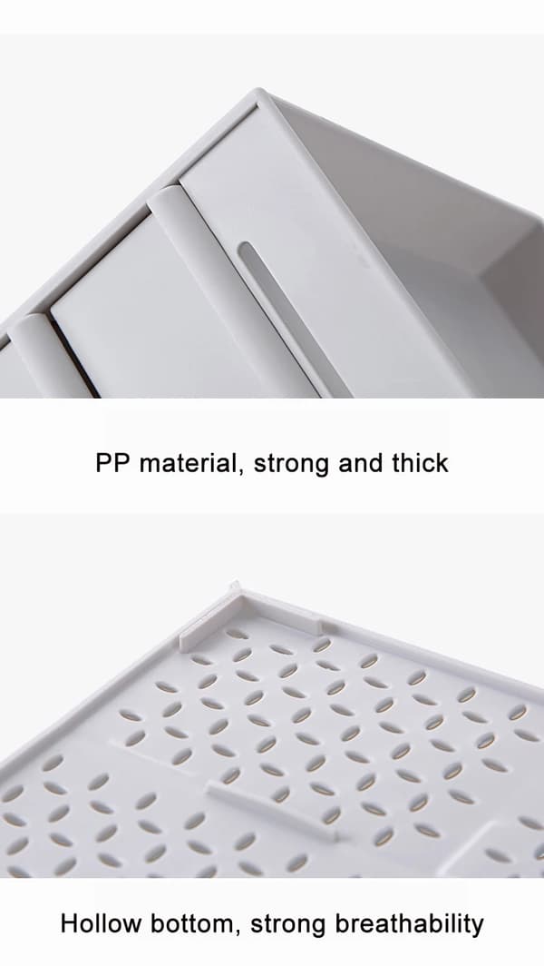 Hem Container Kosmetikkboks Kontor Oppbevaringsboks Hvit white 28*4*17*13cm