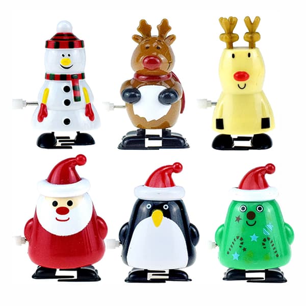 Juleoptrækslegetøj Julemand Elg Sæt Gave Set of 6 E