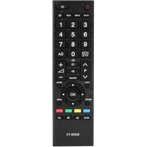 Multifunksjonell TV-erstatningsfjernkontroll CT-90326 for Toshiba-kontroller