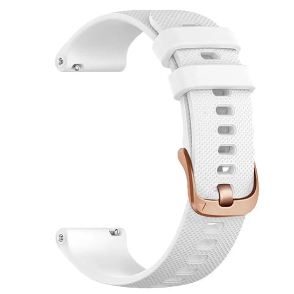 20 mm rem, velegnet til Jiaming Venu 2S Vivoactive 4S 3S silikonerem tilbehør sort