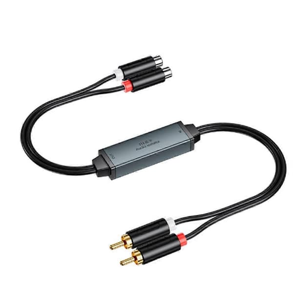 AV100C til RCA Audio Isolator Common Ground Støjfilter 36 36 ABS