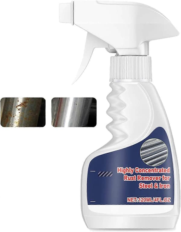 Højtydende rustfjerner til metal, kraftfuld rustfjerner til rustfrit stål og metal, fjerner effektivt rust fra metaloverflader