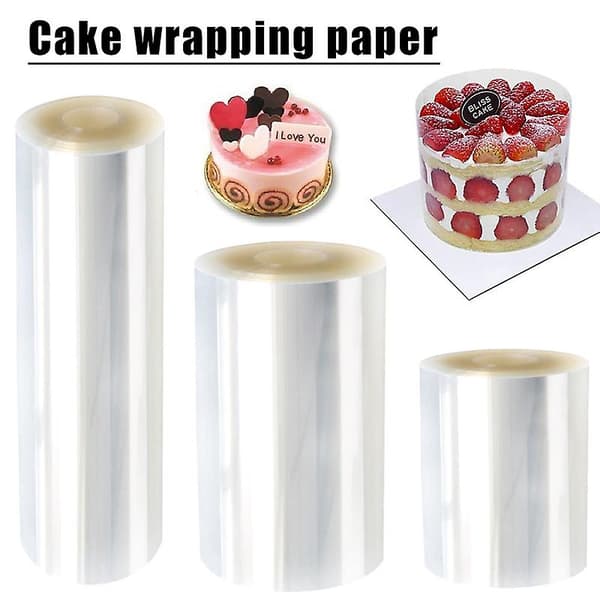 Cake Collar Plastic DIY Cake Collar Transparent Mousse Cake Sheet Surrounding Edge Clear Cake 6cm