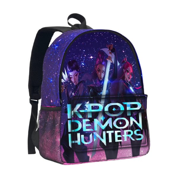 Huntrix Kpop 3D Stereoscopic Starry Sky Bag, Witch Hunt Team, High-Capacity Starry Sky Bag for Primary and Secondary School Students 2