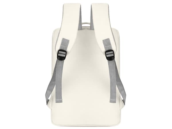 Backpack with laptop compartment and USB port 18–20 L white 45x30x16 cm Vit white