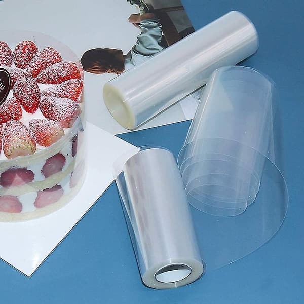 Cake Collar Plastic DIY Cake Collar Transparent Mousse Cake Sheet Surrounding Edge Clear Cake 6cm