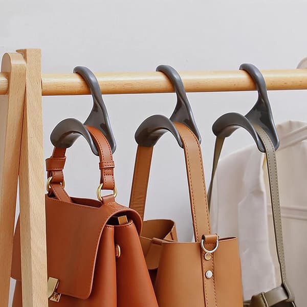 PP Handbag Hooks Arch Safety Hanger Space-Saving Portable Bag Holder