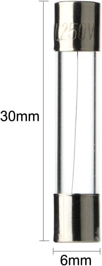 126 st glasrörssäkringar, 6 x 30 mm glaspatronssäkringar, snabba bilsäkringar, snabba glasrörssäkringar (AMP 1A 2A 3A 5A 6A 10A 15A 20A 25A)