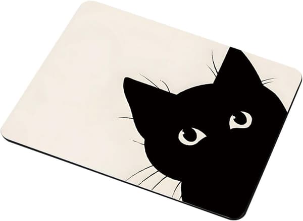 Funny Mouse Pad Cute Cat Print Rectangle Personalized Mouse Pads Non-Slip Mouse Mat Small Office Computer Mouse cute cat