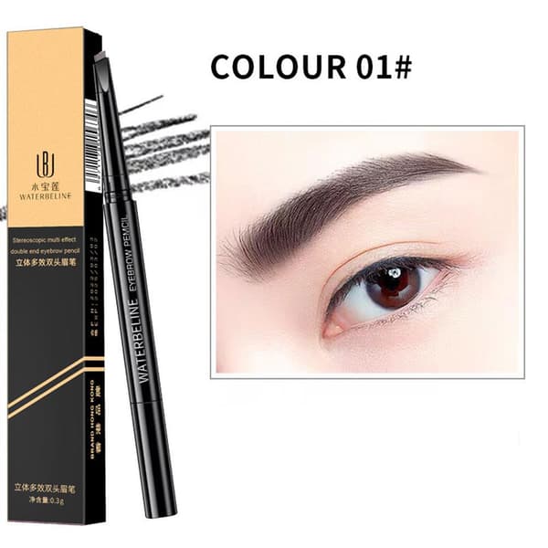 Double-Headed Eyebrow Pencil Three-Dimensional Multi Eyebrow Pencil Effect Sweat Anti N1g1 #5 0.3g