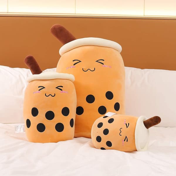 Stuffed Animals 9in Squishy Bubble Tea Plush Toy Pillow Cute Mil