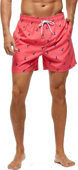 Men's Swim Trunks Quick Dry Shorts with Pockets (L) l