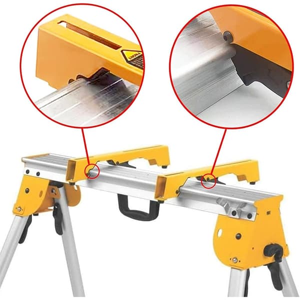 2 Pieces Dewalt DW7231 Miter Saw Mounting Bracket Clamps with Mounting Brackets