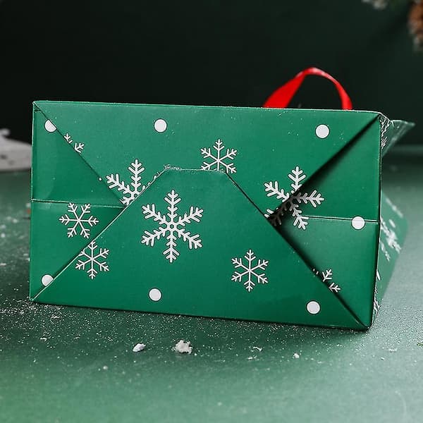 Set med 8 julklappsaskar, julklappspåsar för inslagning av presenter, godis, choklad, kakor