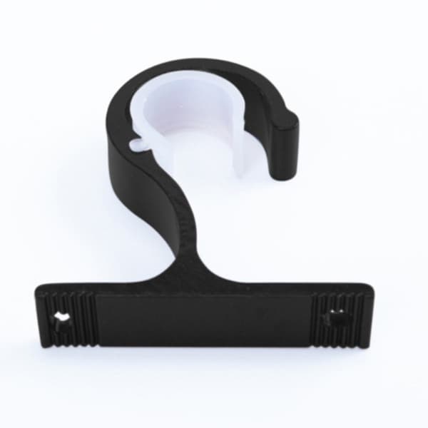 2 stk. Gardinstangsholdere Installationskrog SORT black