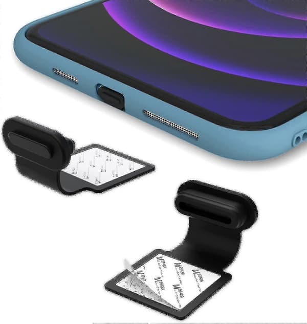 2 kpl pölysuoja yhteensopiva puhelimen kanssa, USB C/Type C, pölytiivis tulppa, USB C -latausportin pölysuoja