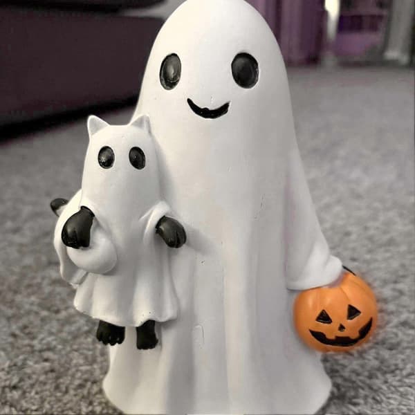 Søde Halloween Spøgelse Harpiks Landskabspleje Harpiks Ornamenter