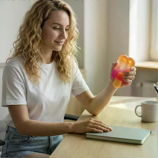 Ispinne Squishy Legetøj, Farverigt Klemme Stressaflastende Fidgetlegetøj Til Børn & Voksne 2pcs