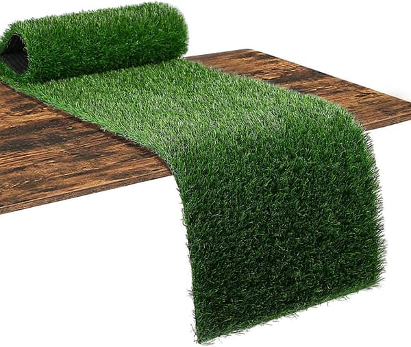 Kunstgress bordløper, 36 cm x 122 cm kunstgress bordduk påske falsk gress bordmatte