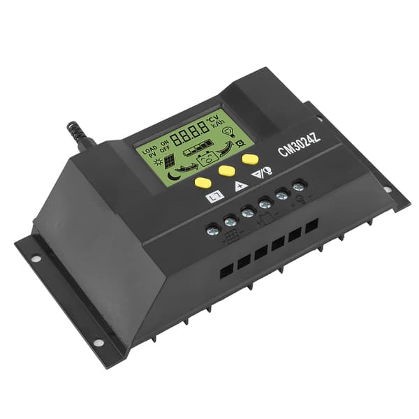 12V 24V 30A Solar Charge Controller PWM LCD-display til hjemme-, industri- og kommerciel brug
