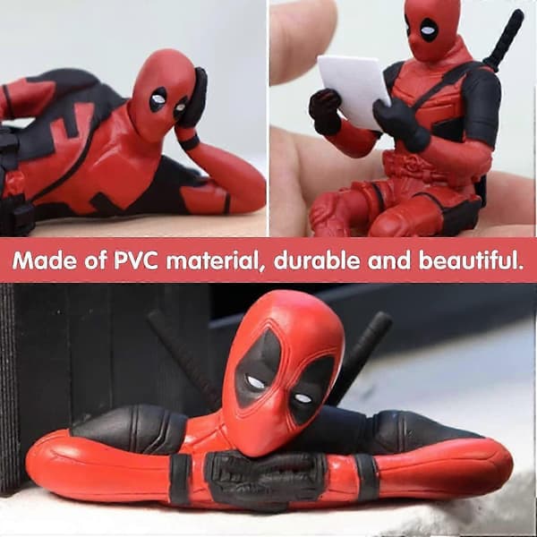 Deadpool Figurer Kagepynt, 3-delt Minifigur Sæt Kagepynt