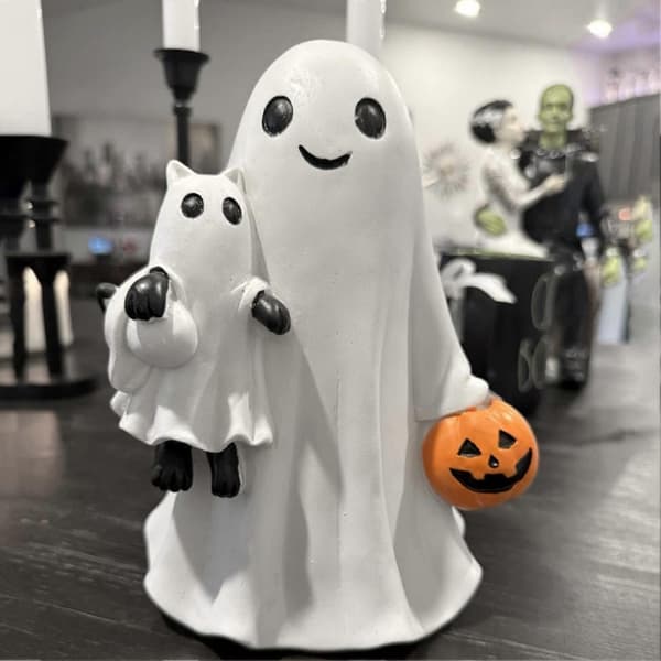 Søde Halloween Spøgelse Harpiks Landskabspleje Harpiks Ornamenter