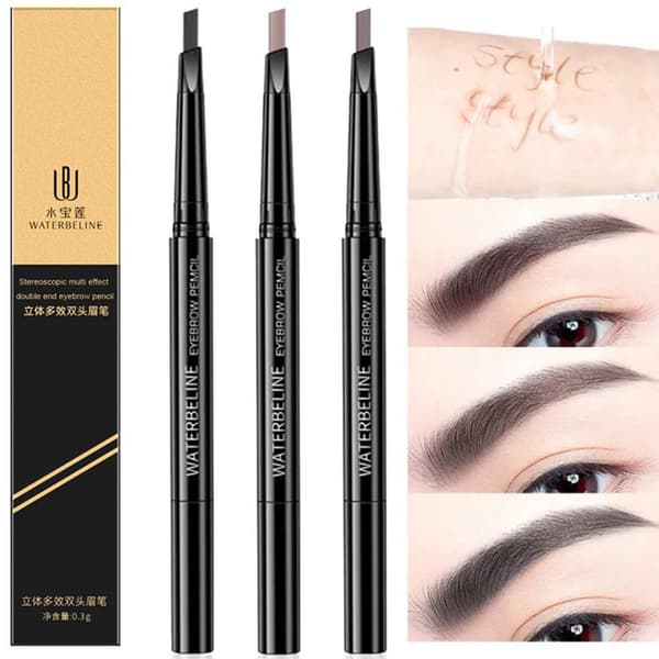 Double-Headed Eyebrow Pencil Three-Dimensional Multi Eyebrow Pencil Effect Sweat Anti N1g1 #5 0.3g