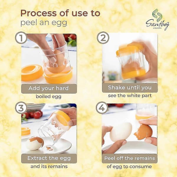 Quick Egg Peeler, Manual Egg Peeler, Portable Hard Boiled Egg Shell Separator, Magic Amazing Egg Shell Machine Removes Shells from Eggs Green