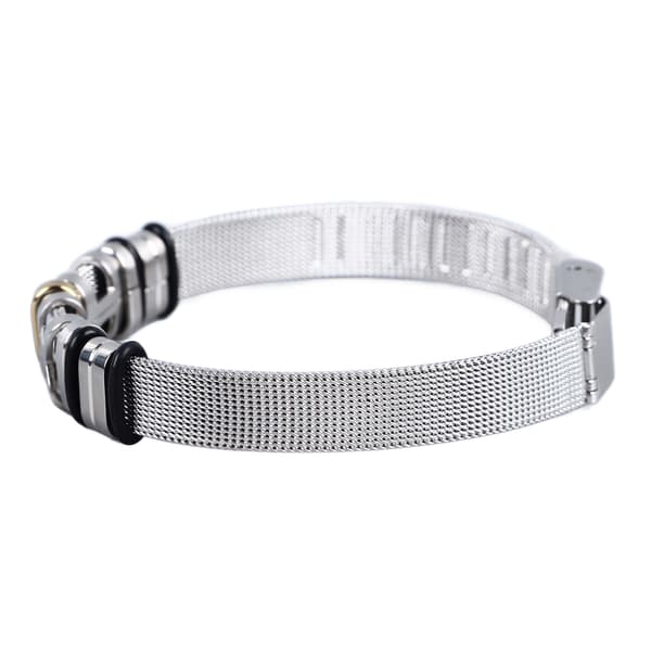 Armbånd med mesh-rem i rustfrit stål, moderigtige og udsøgte smykker til dates og fester