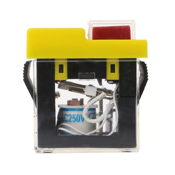 Kjd6 5e4 250v Waterproof Electromagnetic Switch Magnetic Start Button Power Off Protection Self-locking Switch Kjd20-hgbd