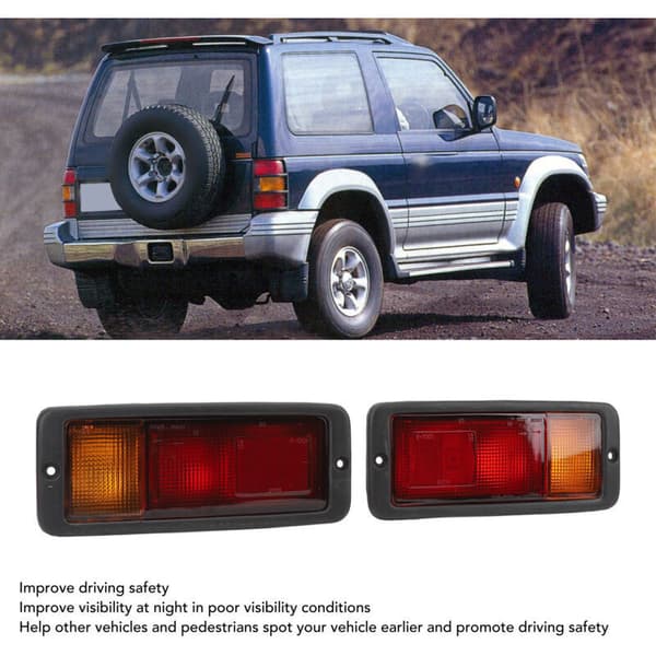 par Bakre støtfanger tåkelys for Pajero Montero Shogun 1991-1999 Ref MR124964,de