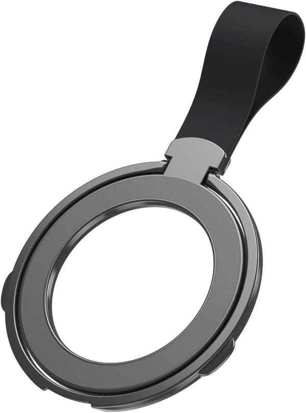 Magnetic Mobile Phone Ring, Silicone Necklace Ring Buckle Holder, Magnetic Mobile Phone Ring, Ultra-thin Foldable Desktop