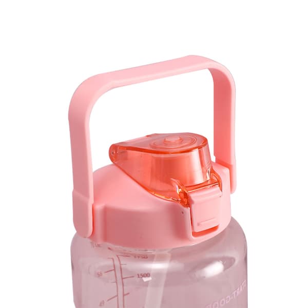2 litran motivaatiopullo aikataululla - Pinkki