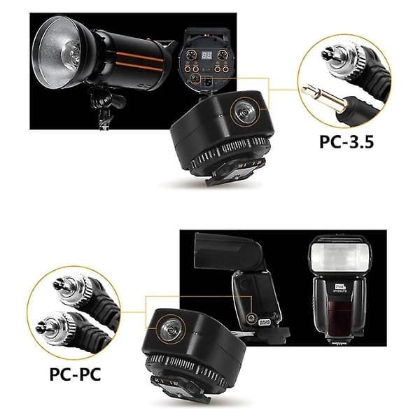 TF-334 Blitsskoadapter for å konvertere Sony Mi A7 A7S A7SII A7R A7II A9 A6300 Kamera til Canon Nikon