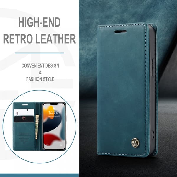 CaseMe 013 Series skinnveske til iPhone 13, blant andre?