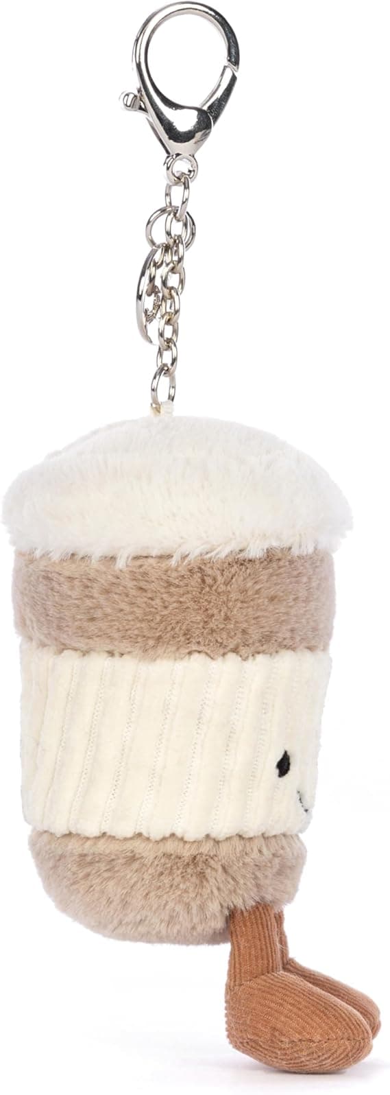 Jellycat Fun To Go Kaffe Taske Nøglering, Kaffe To Go