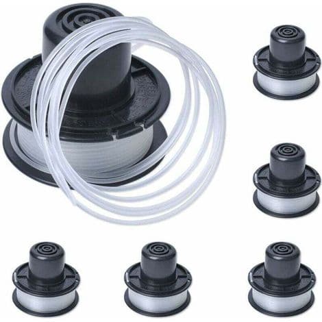 A6226 Trimmerspole kompatibel med Auftipp GL250 / GL310 GL360 GL360SB automatiske gresstrimmere 6m line, 6-pakning