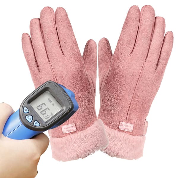 Opvarmede handsker USB genopladelige batteriopvarmede handsker til kvinder damer varmehandsker - Switch-version