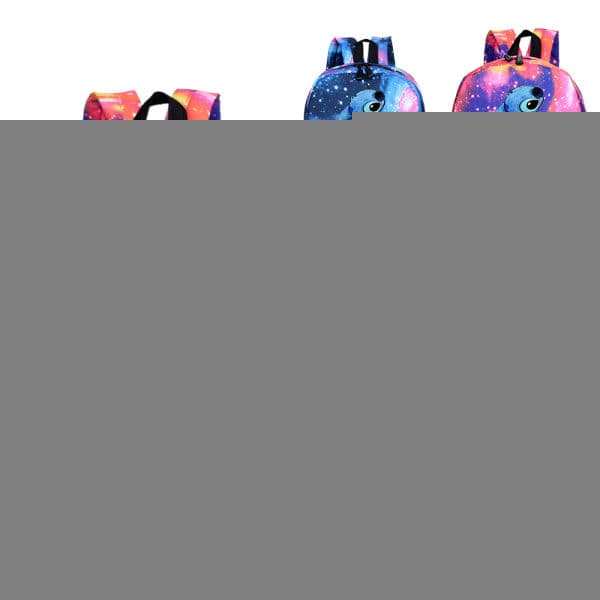 Stitch Backpack Kids School Bag Students Boys Bookbag Travel Bag AA A