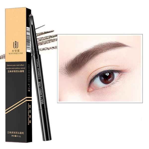Double-Headed Eyebrow Pencil Three-Dimensional Multi Eyebrow Pencil Effect Sweat Anti N1g1 #5 0.3g