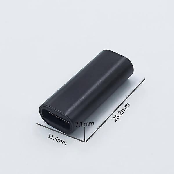 USB C PD Hunn Type C Hann til 12V Biluttak Strømkabel med Spenningsdisplay 300cm