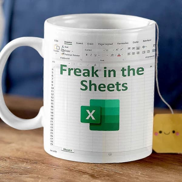 Freak In The Sheets Kaffemugg Chic-Stil Handhållen Keramisk Vattenkopp för Hemmakontor cup