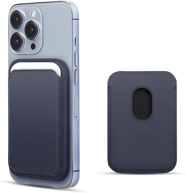 Pung kompatibel med iPhone 12/13/14 Mini/Plus/Pro/Max, RFID-kortholder med MagSafe-magnet
